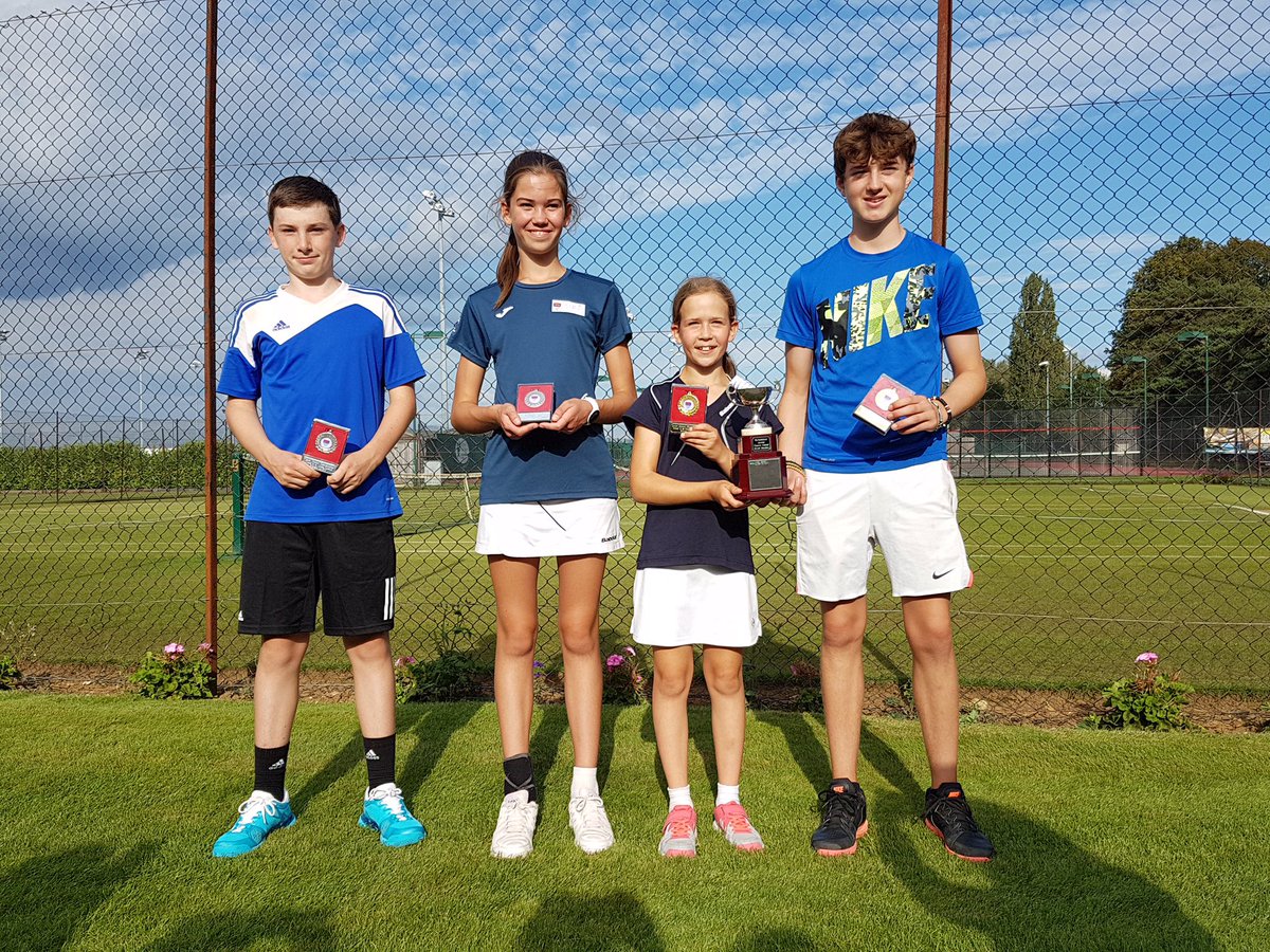 Tennis Oxfordshire (@tennisoxford) on Twitter photo Finals day well under way. 14's Mixed Dubs finalists pictured. Finals day well under way. 14's Mixed Dubs finalists pictured.