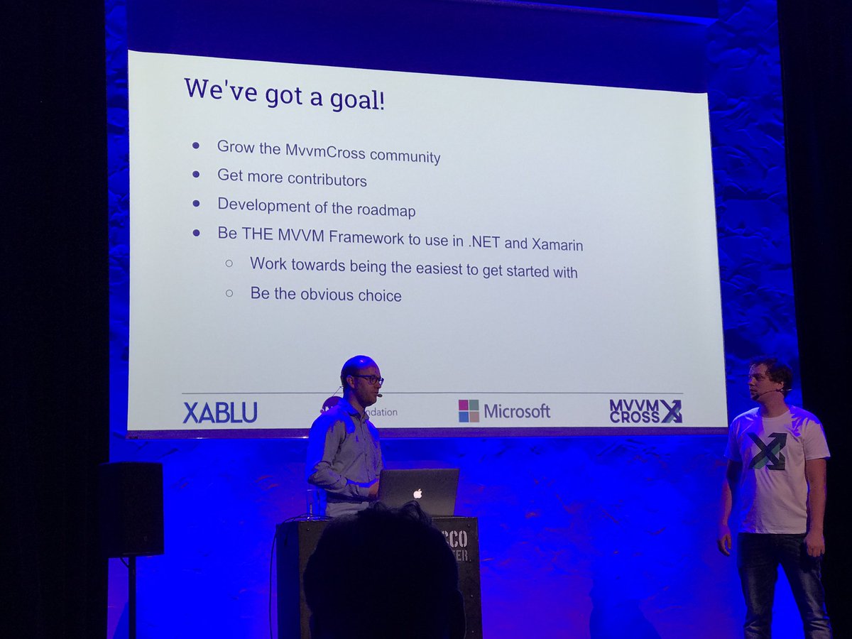 ste8's tweet photo. Goal for #mvvmcross: be the obvious choice as MVVM Framework for Xamarin! #mvvmcrosshackday https://t.co/MD8o4V1ceB
