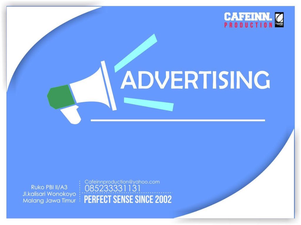 Cafeinn Production perfect sense since 2002 #eventplanner #eventorganizer #eventorganizermalang #eo#eomalang #advertising #advertisingmalang