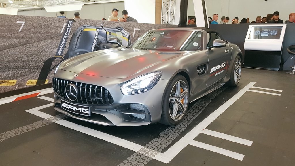 MapsMaponyane's tweet photo. Just about to step into the @MercedesBenz_SA AMG GTC for a lap around the track at the SA Motoring Experience in Kyalami🔥🔥🔥 https://t.co/8MuRW02FE9