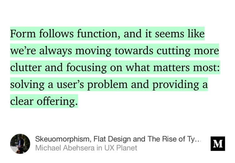 CROPUX's tweet image. “Skeuomorphism, Flat Design and The Rise of Type Design” by @michaelabehsera uxplanet.org/typography-use…