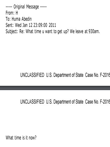 lugifer's tweet photo. I'd rather have @realDonaldTrump have nuclear codes than woman who has to ask by email what time it is. #HumaEmails @AC360 @jaketapper https://t.co/SRL3vQLGxm