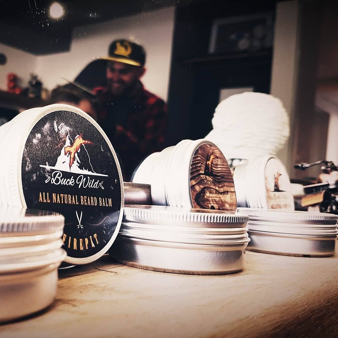 Get yourself some Buck Wild Beard Balm now to treat those wonderful beards! Send us a message to… instagram.com/p/BYgl_gbn64a/
