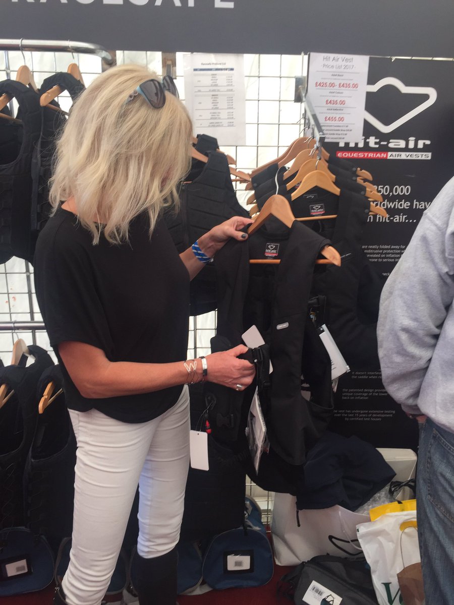 Come and visit us in @WychangerBarton at @LRBHT_Official. We are by the horse village. #LRBHT #hitair #safety #burghley