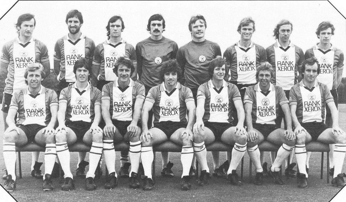1980-81 team. Remember my Mum used to send me the #SportsEcho (the Pink) out to me, wherever I was in the world. Loved this team. #saintsfc