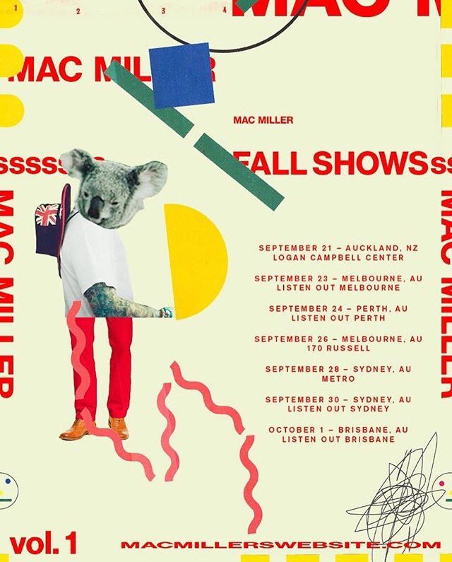 MacMillerInfoFR's tweet photo. Fall In Australia and New Zeland / Start on September 21st 🌴 https://t.co/bB9ZaQAj2L