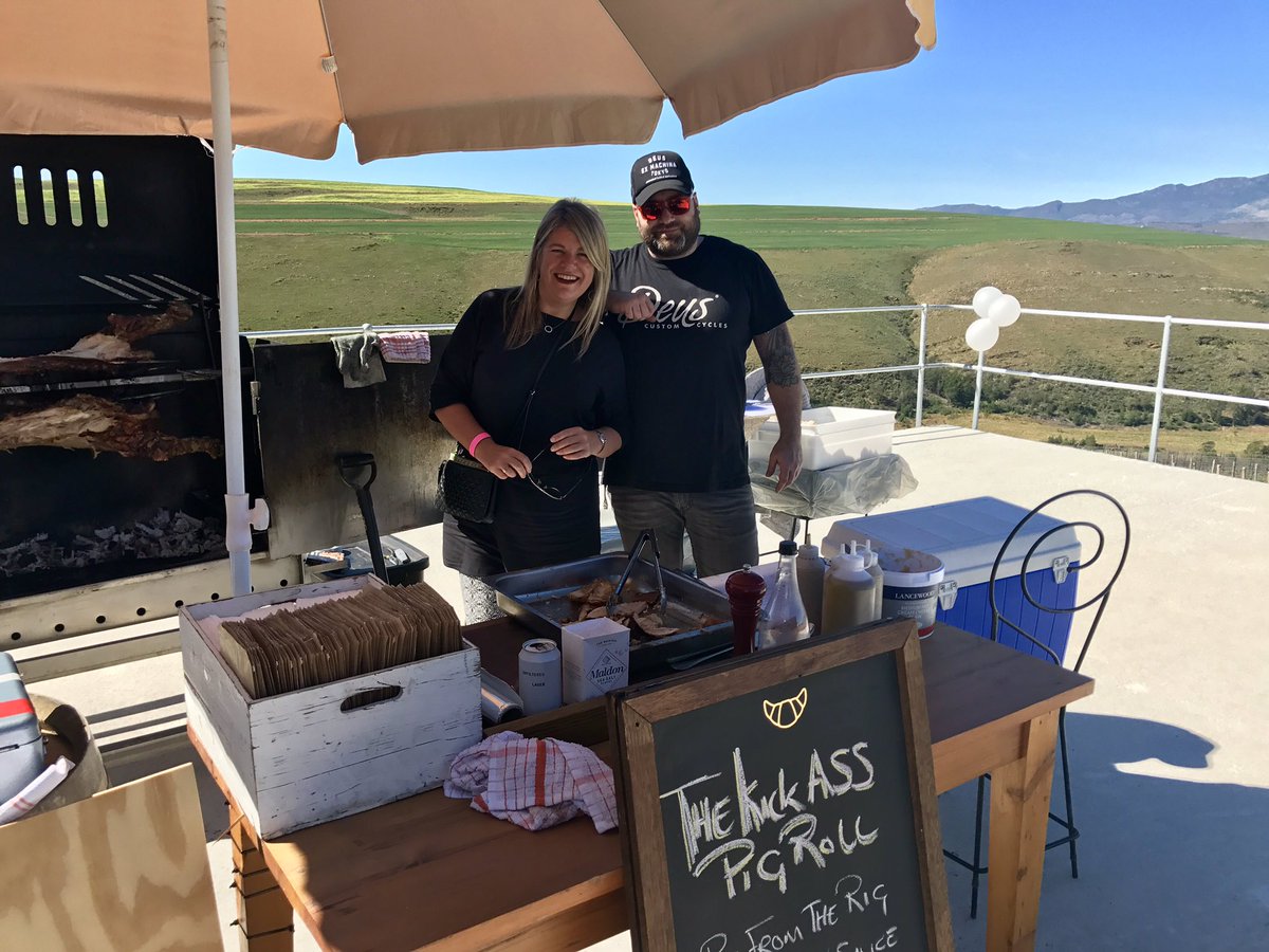 From Cape Town to Bot River... Nice to meet the man himself at Luddite. Welcome to #wine country Jason! #botriver #spring