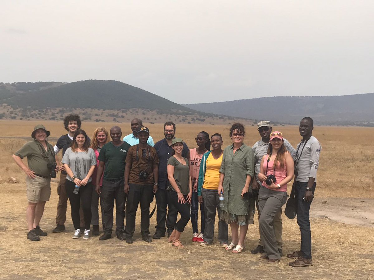 AmiaPamela's tweet photo. Best travel team ever 
Thanks Rwanda for the wonderful week of adventure 
#KwitaIzina2017 #RwandaLove https://t.co/TQPEepuRAG