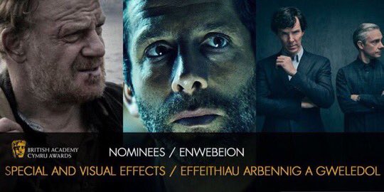MilkVFX's tweet photo. Delighted to receive @BaftaCymru Award nomination for #Sherlock alongside @RealSFX @hartswoodfilms Congrats to all nominees! https://t.co/TTpWnftlxP