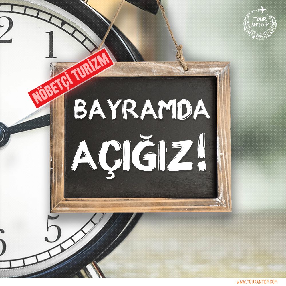 Bayram süresince hizmetinizdeyiz!
🗺 Milli Egemenlik Bulvarı No:37/C Şehitkamil/Gaziantep 📱0530 963 23 00 #tatil #turizm #acenta #rezervasyon