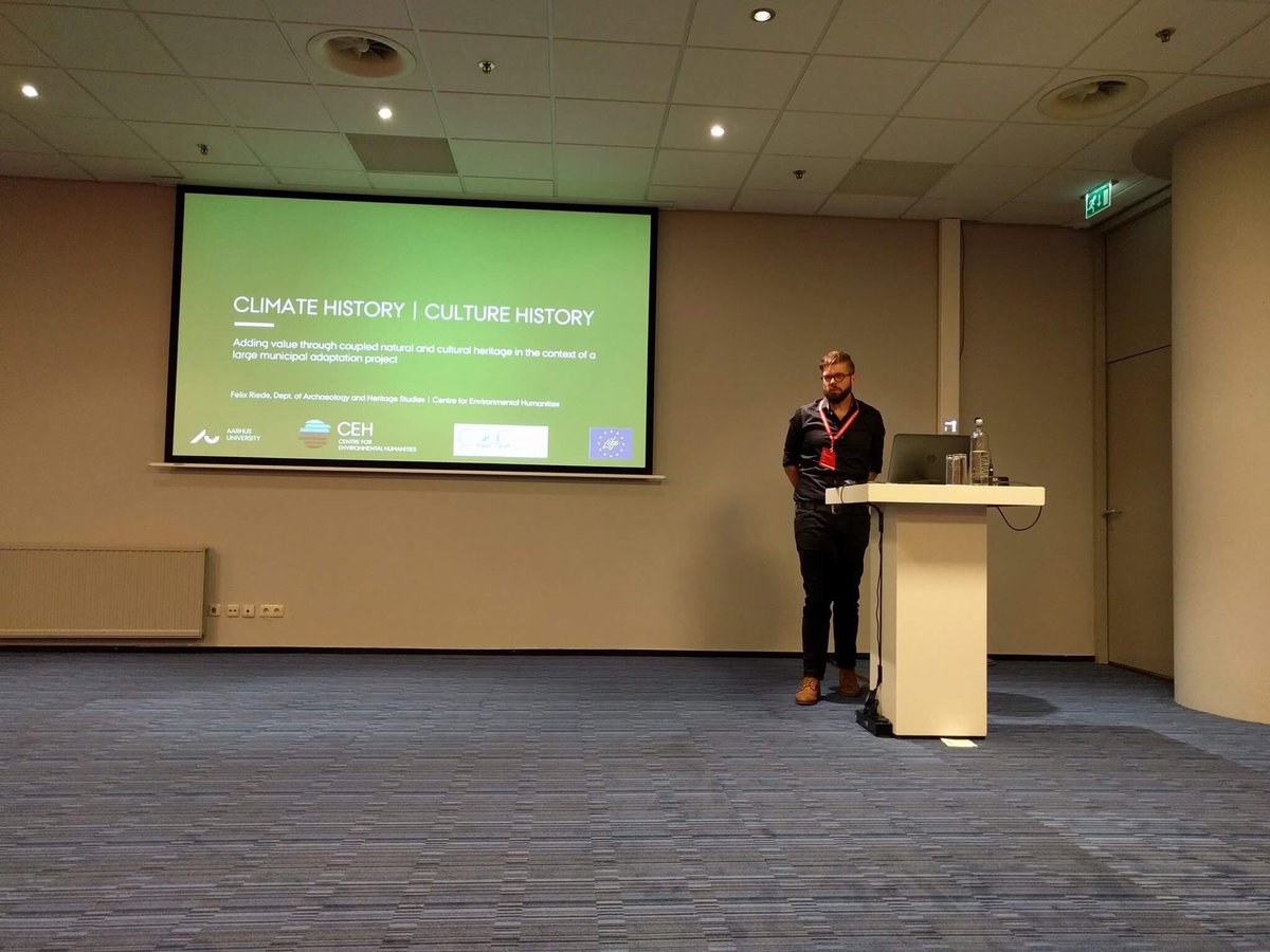ARCHAEOfelix's tweet image. That&apos;s me presenting on the #C2CCC project @Region_Midt on #ClimateChange and #ClimateAction using heritage #culture4climate #EAA2017