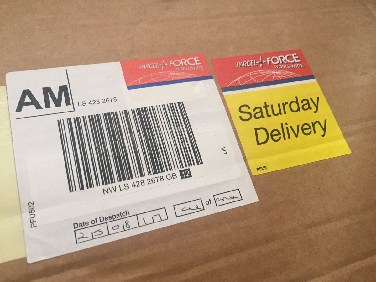 parcelforce no printer