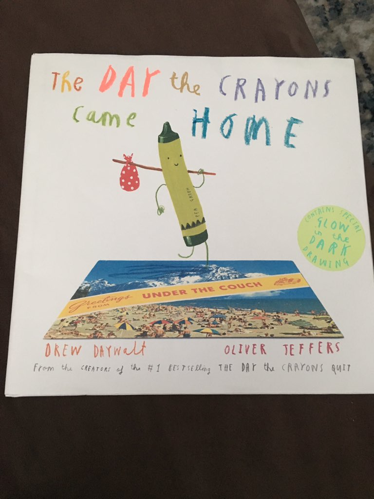 mrsrothfuss's tweet photo. @CurranKids Marth, this is the next book after KC's, the day the crayons quit.  It's so cute if you can get your hands on it. https://t.co/dchgfQJSf9