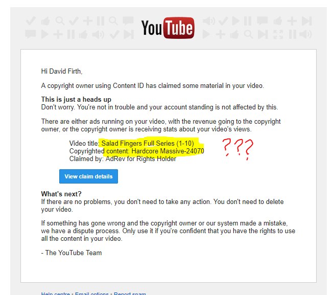 DAVID_FIRTH's tweet photo. Oh you are JOKING!! I thought we were past this @YouTube https://t.co/OMPspVa9eG