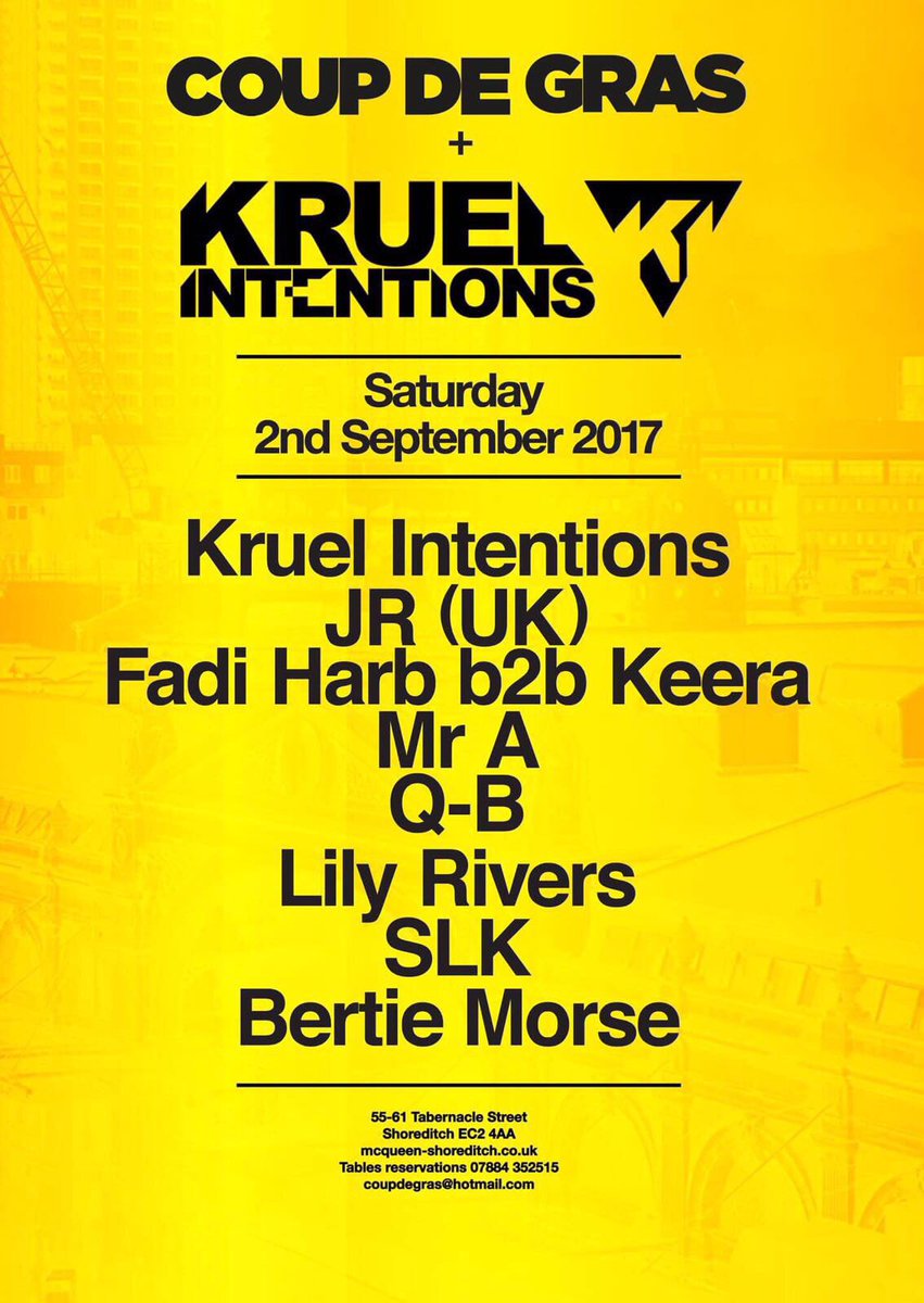 Tonight all roads lead to <a href="/__McQueen__/">mcqueen</a> as we take over with our friends <a href="/kintentions/">Kruel Intentions</a>  BIG night ahead!