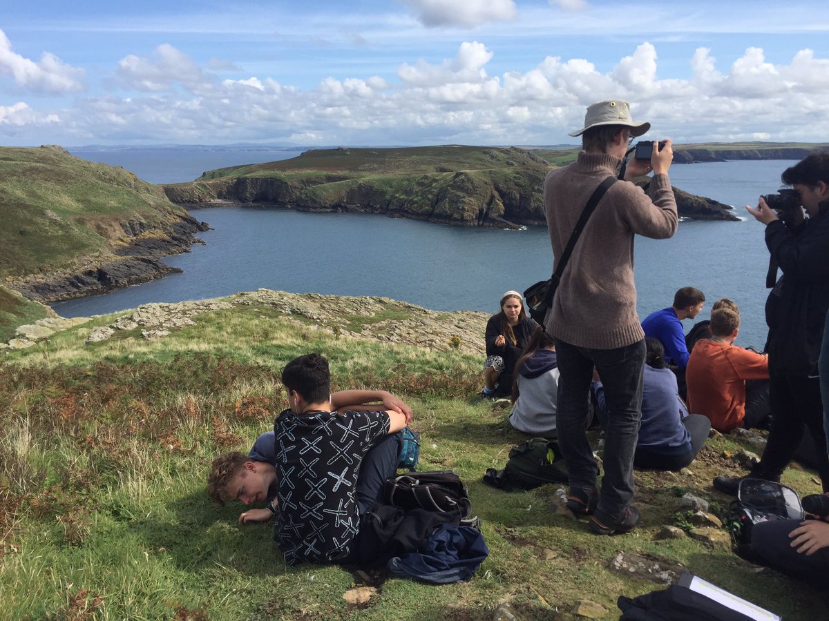 Seal pup and sea bird spotting on beautiful Skomer Island #SkomerIsland #Pembrokeshire #UCSBiology #wildlifetrust