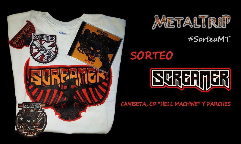 Metaltrip1's tweet photo. Sorteo de material de los suecos @WeareScreamer de cara a su gira de la semana que viene. https://t.co/t7u9j3CPMW #sorteomt #metaltrip https://t.co/ni1UD5eilh