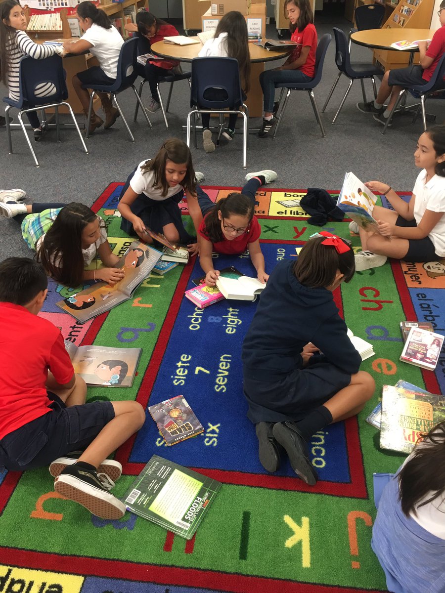 saffon25's tweet photo. My students couldn't wait to check-out a book from our library's selection of BOTB's!The most engaged in reading they have been all year! https://t.co/Be8domMQUT