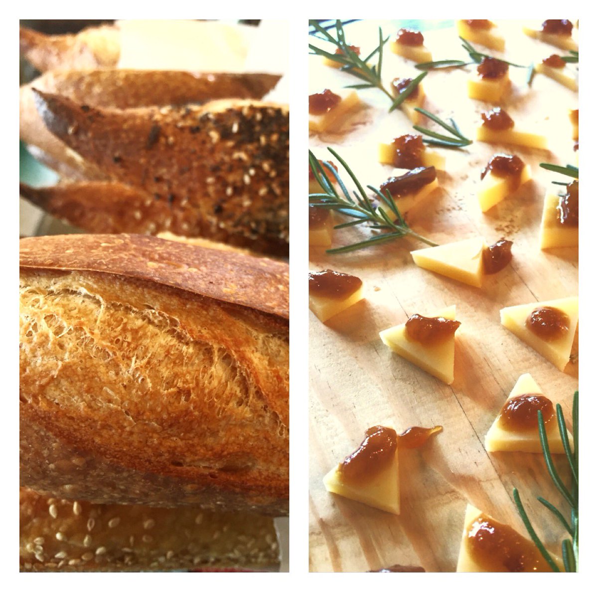 We've got the tastiest baguettes around from West End Bakery today! Try them with cheddar and apple onion jam.