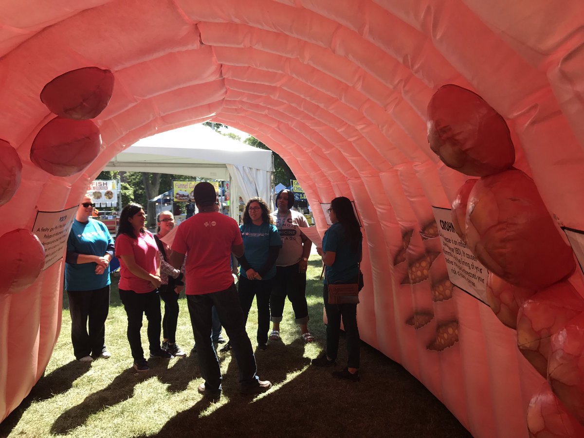 chicagochec's tweet photo. CECIL the #inflatablecolon is open for business at @AfricanFestChi! #AFAChi #screentosave #CancerCHE #colorectalcancer https://t.co/QyLpJfxf8P