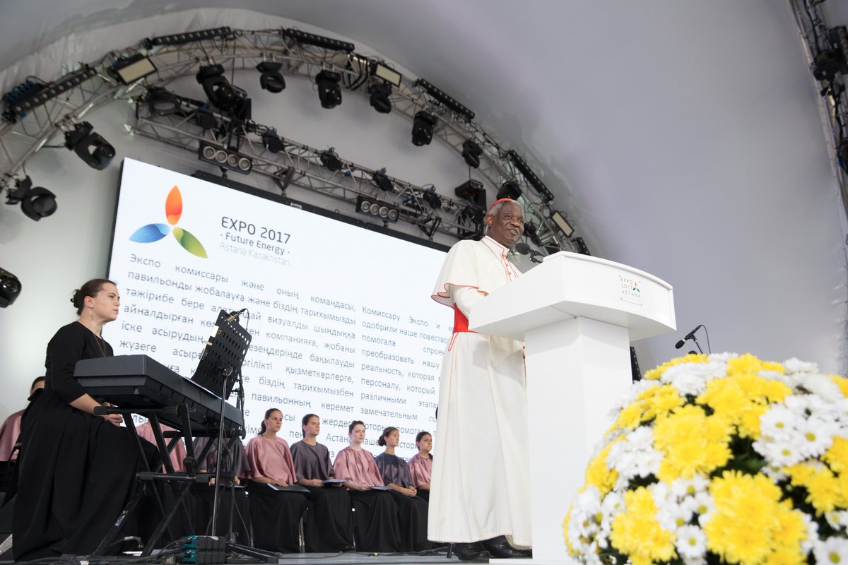 vaticanpavilion's tweet photo. Why the Church is engaging in ecology? @CardinalTurkson #FutureEnergy #EXPO2017 #VaticanPavilion @Expo2017_Int https://t.co/lO3uB26eMI