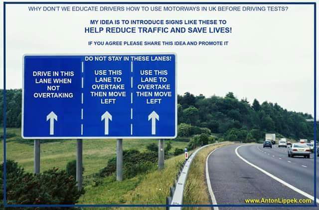 1LimbSurfer's tweet photo. @SkySportsF1 it's not called the fast lane if everyone new how to use the lanes properly there wouldn't be so much congestion! https://t.co/7otOGE89LM