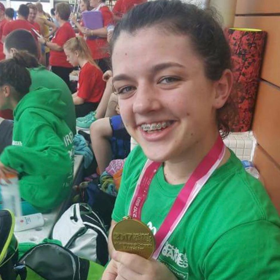 50 metres freestyle gold for PortArlington's Nicole Turner at the UK Schools Swimming today ift.tt/2ws7NOA
