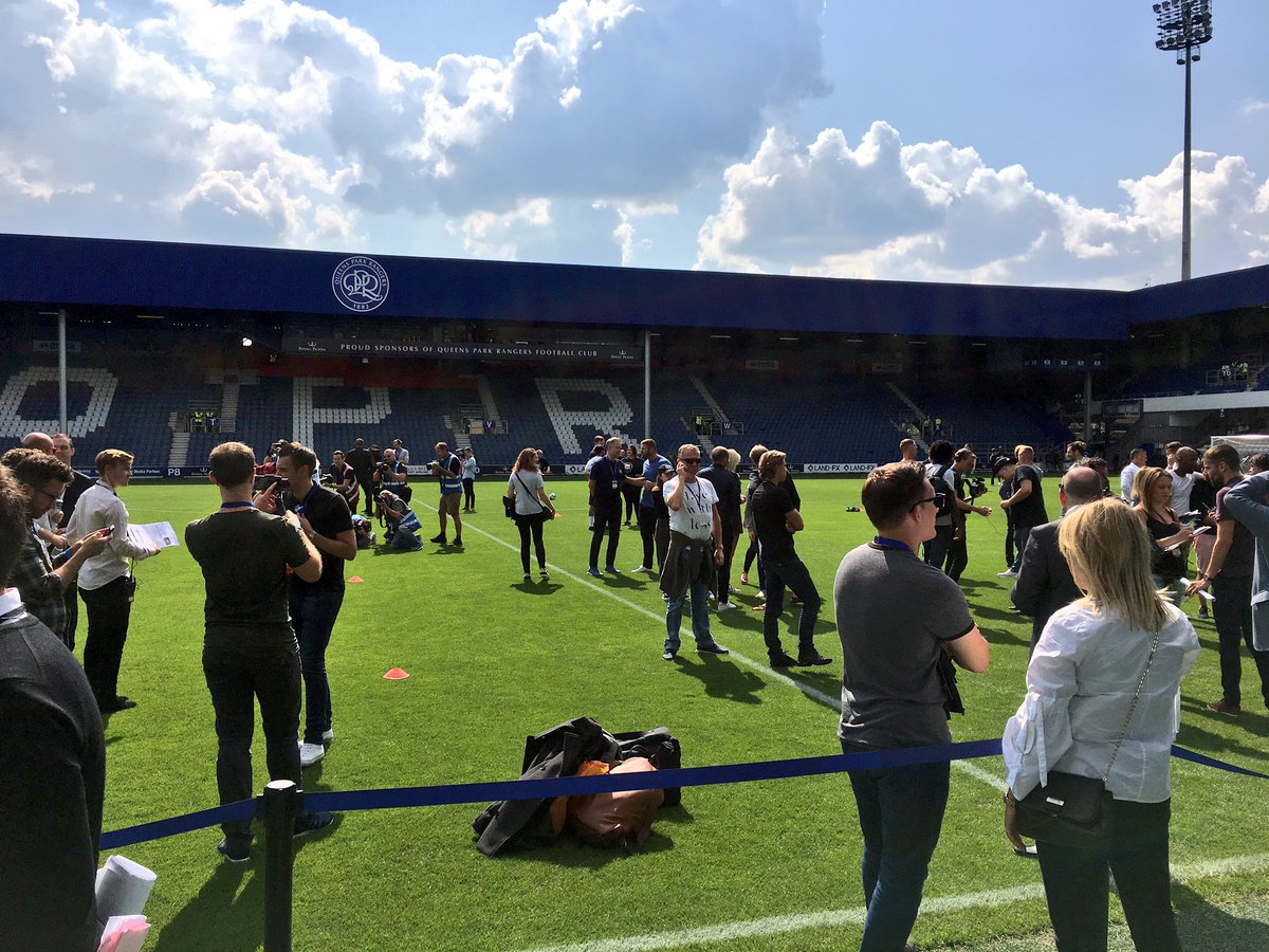 Atmosphere building @QPRFC Packed house due for #Game4Grenfell Looking forward to a great day. Well done #SirLes and Marcus for organising.