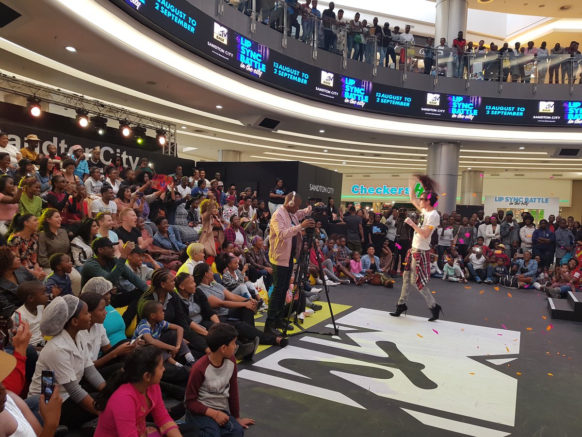SandtonCity's tweet photo. @MTVBaseSouth brought the Lip Sync Battle to the City &amp;it's been https://t.co/NYiknQGH3P is the finale! Don't miss out!#LSBSandtonCity https://t.co/GFnU97U7jO