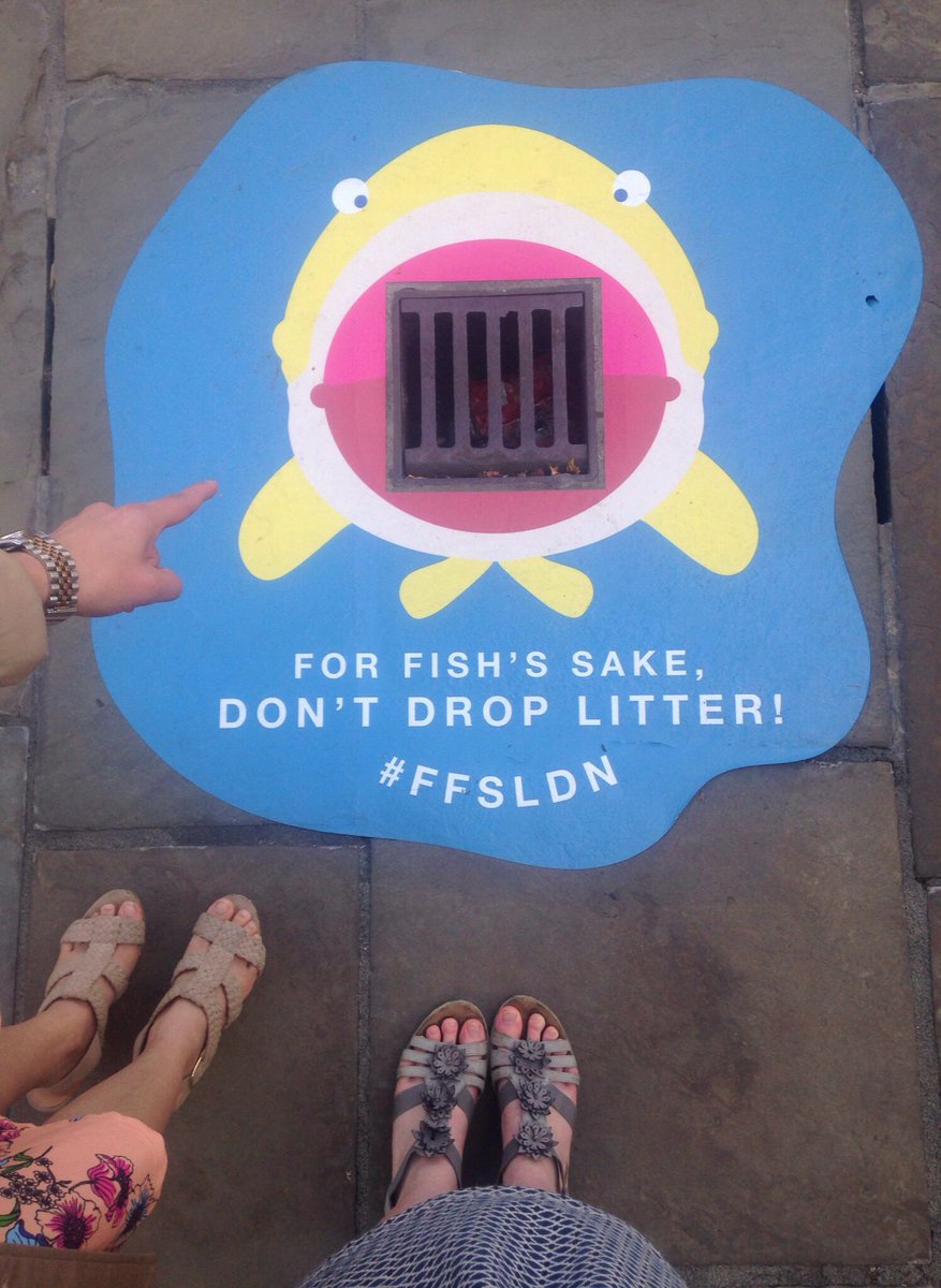 There's something fishy happening along the #RiverThames For Fish's Sake London, don't drop #litter! #FFSLDN
