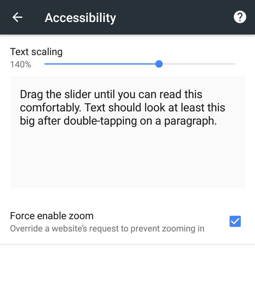 IrvelN's tweet image. Este ajuste en Chrome te deja hacer pinch to zoom en todos los sitios e imágenes #techquirks