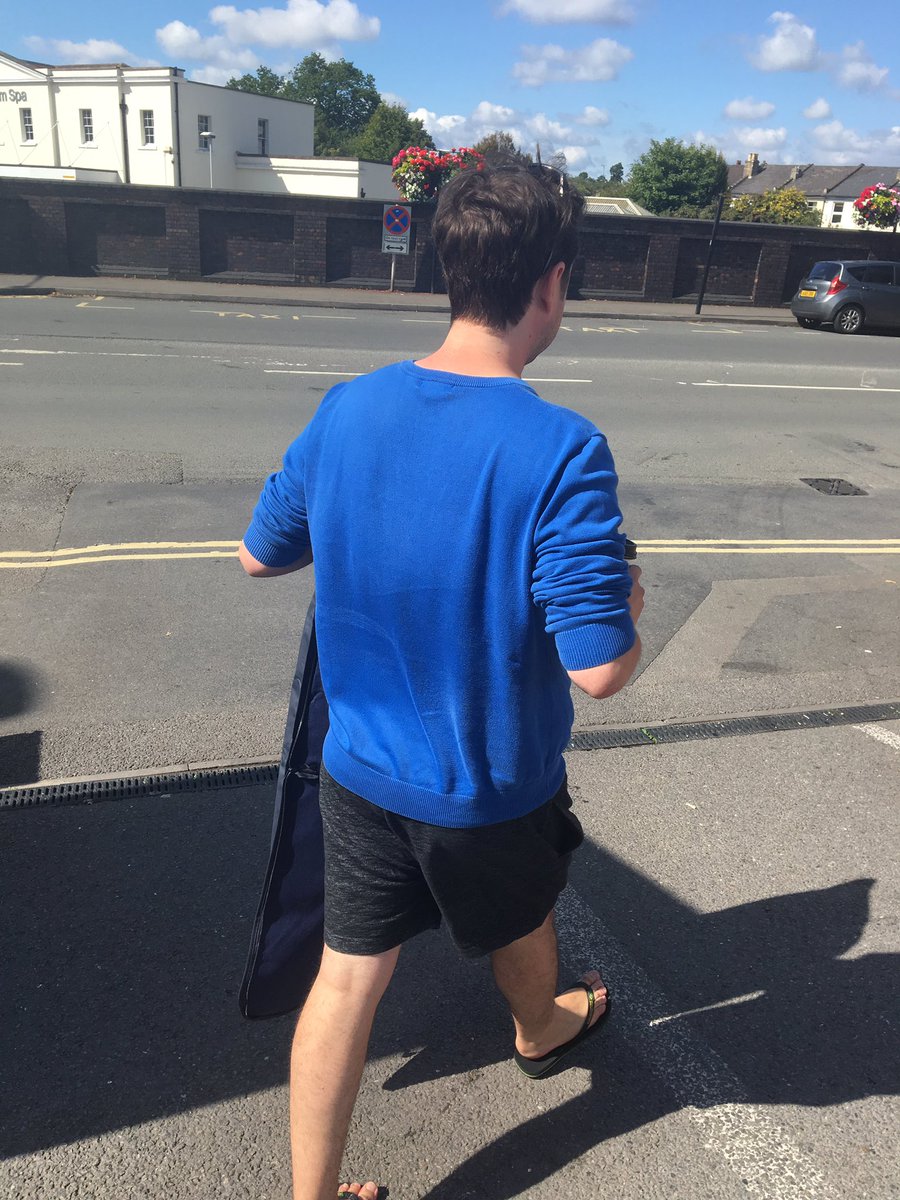 GeorgieHughes87's tweet photo. Suit pick up done โ๏ธ
See ya Cheltenham, next stop Penzance! #homeward #woodrowe https://t.co/uaQpLiNe7f