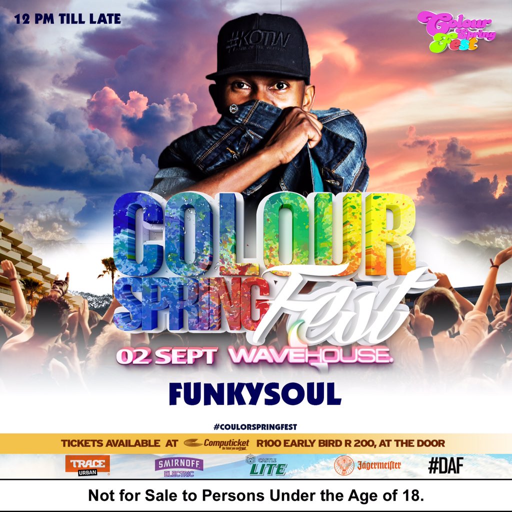 FunkySoulDJ's tweet photo. En route to @WavehouseDbn #ColourSpringFest https://t.co/e38mzuTW5t