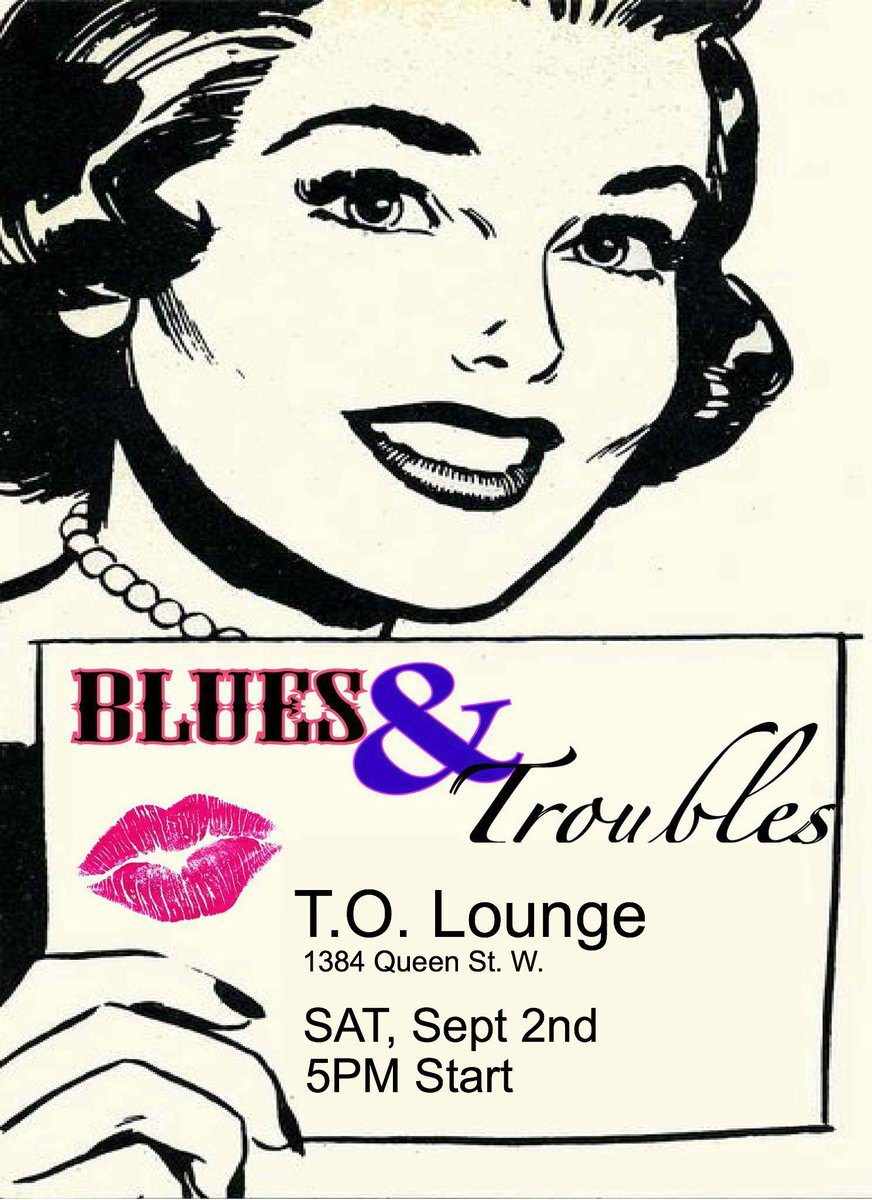 TODAY! Live blues, r+b 'n rock, 5PM start. see you! <a href="/TOBluesSociety/">Toronto Blues Society</a> <a href="/Parkdale_V/">Parkdale Villager</a> @ParkdaleBIA <a href="/QueenStWestBIA/">Queen St West BIA</a> <a href="/queenwestapp/">Queen West App</a> <a href="/queenstreetwest/">Queen Street West</a>