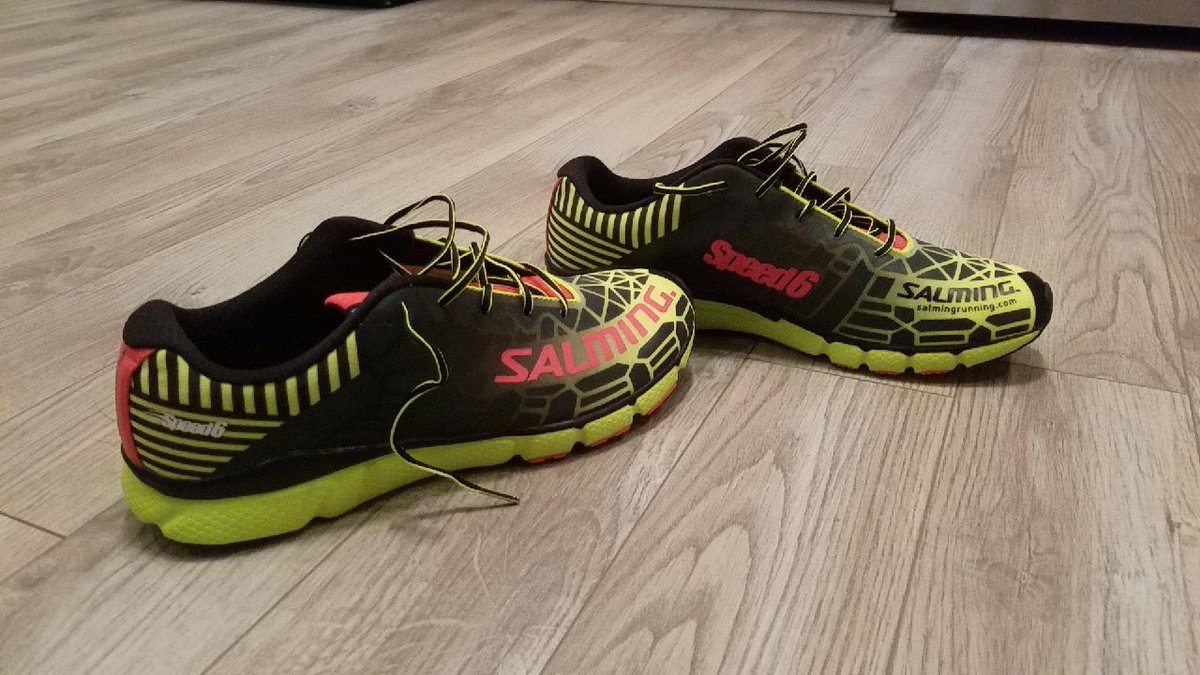 So excited my <a href="/Salming_N_Amer/">Salming Running</a> Speed6 arrived yesterday. I can't wait to rock these today on my run. #nononse #speed6