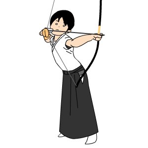 あるあるな射形