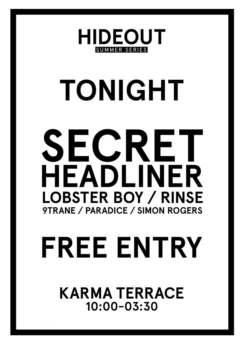 Good catch up with @GotSomeMusic last night, time to link up with tonight's headliner at Sundown. Free entry all night - don't miss this!