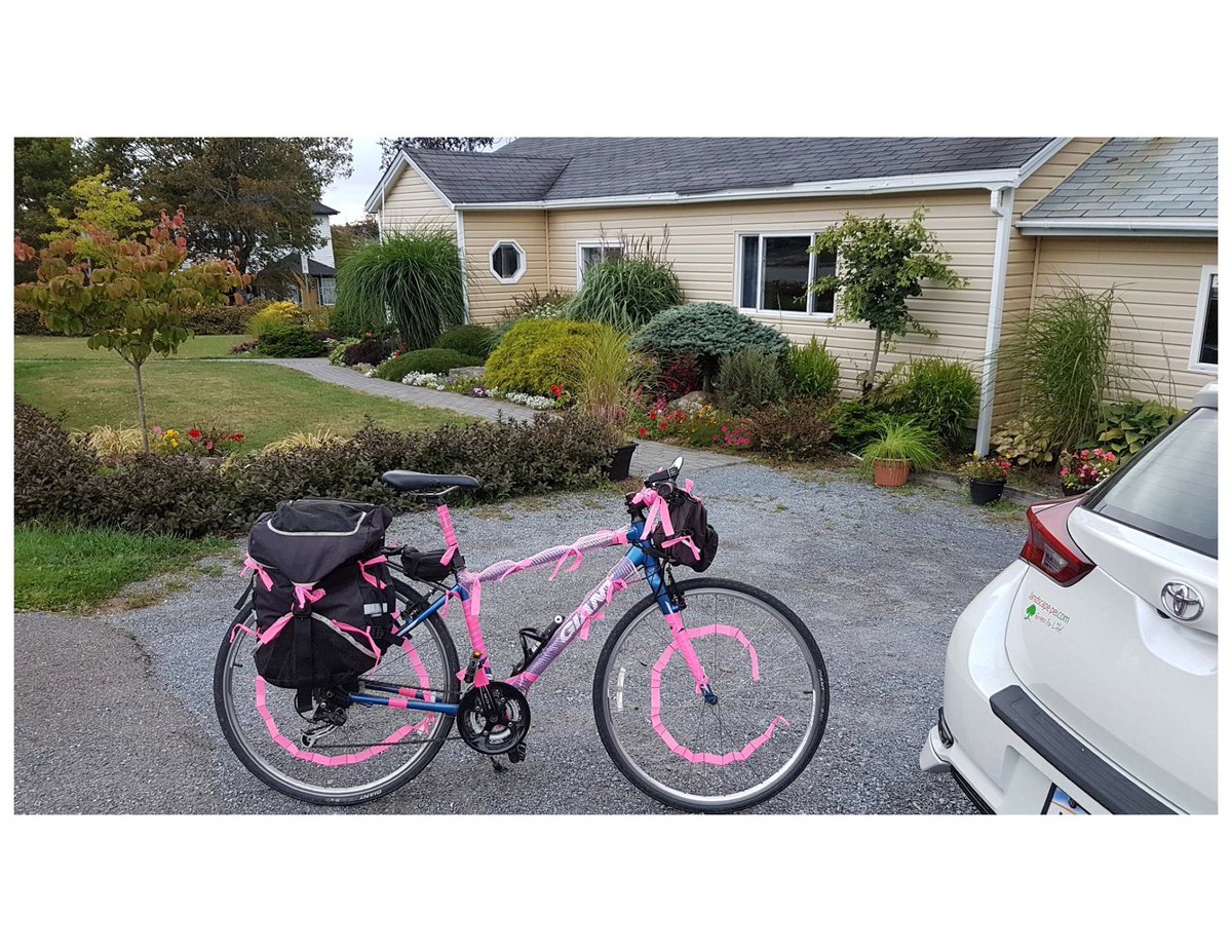LindaPDIB's tweet photo. 🌸 🚴 #PinkPedals #LifeSaverJim Pls Share/Donate @LandscapeNL @LandscapeNB @LNSHTA @CNLA_ACPP @CanadasGardens @CBCPEI https://t.co/vr76FvPTH2 https://t.co/nJejJQFytk