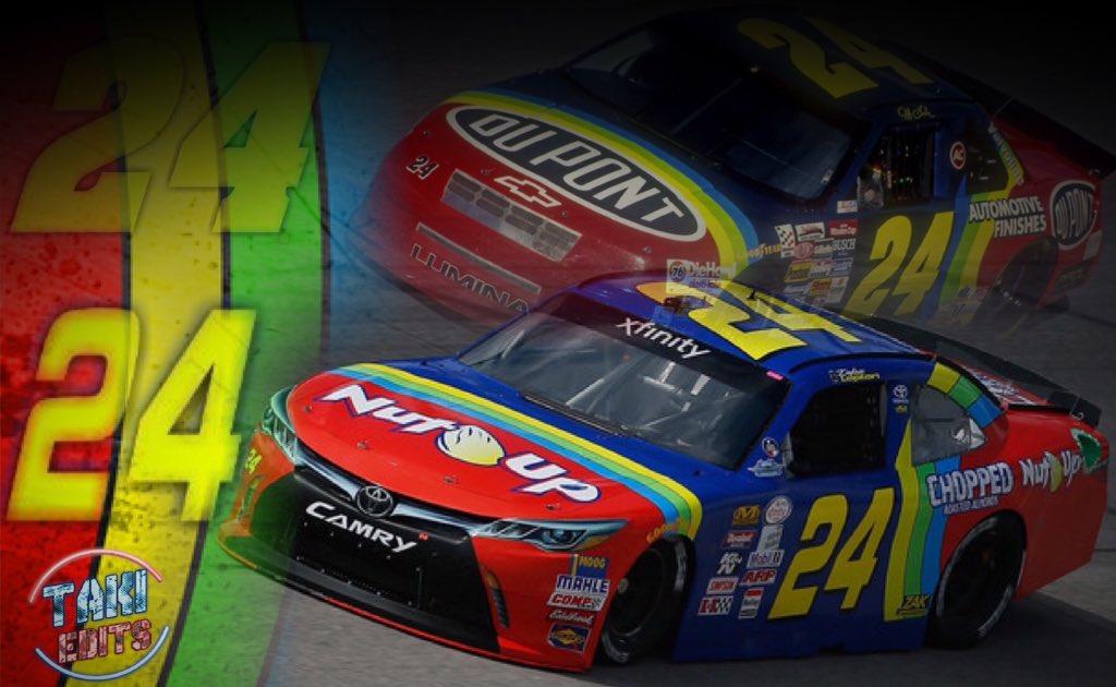 di9Designs's tweet photo. Wishing @LuptonDylan the best of luck in today's race as he honors the #Gr24test of all time with the Rainbow Warriors scheme! #24Ever https://t.co/4hBUpJP1r8