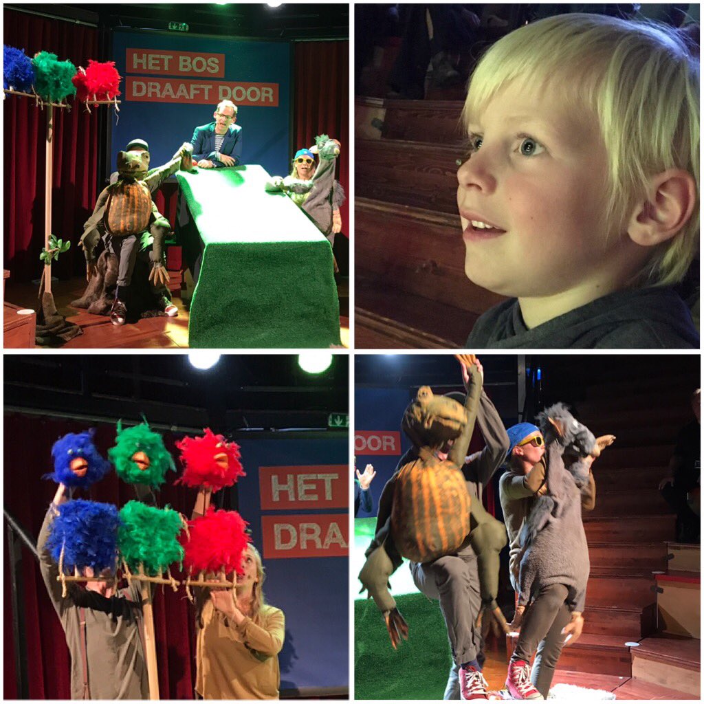 Gelachen met Ype bij #hetbosdraaftdoor van <a href="/Gnaffel/">TheaterGnaffel</a> op <a href="/Stadsfestival/">Stadsfestival Zwolle</a>. Ontzettend leuk bedacht weer en fantastisch uitgevoerd <a href="/markhaayemaa/">Mark Haayema</a>.