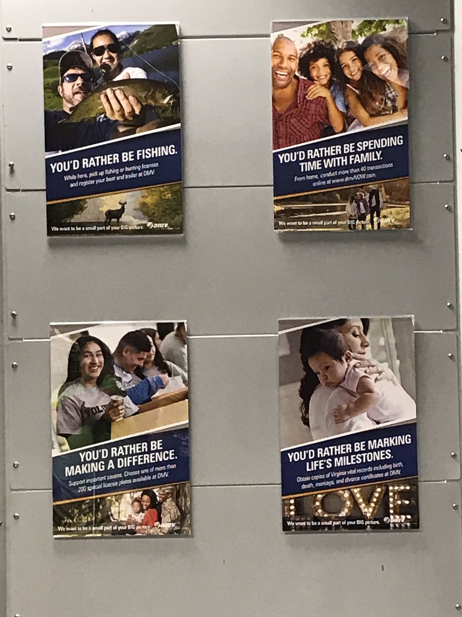 #virginiaDMV I'd rather your computer system be working on a Saturday so you can take care of me!