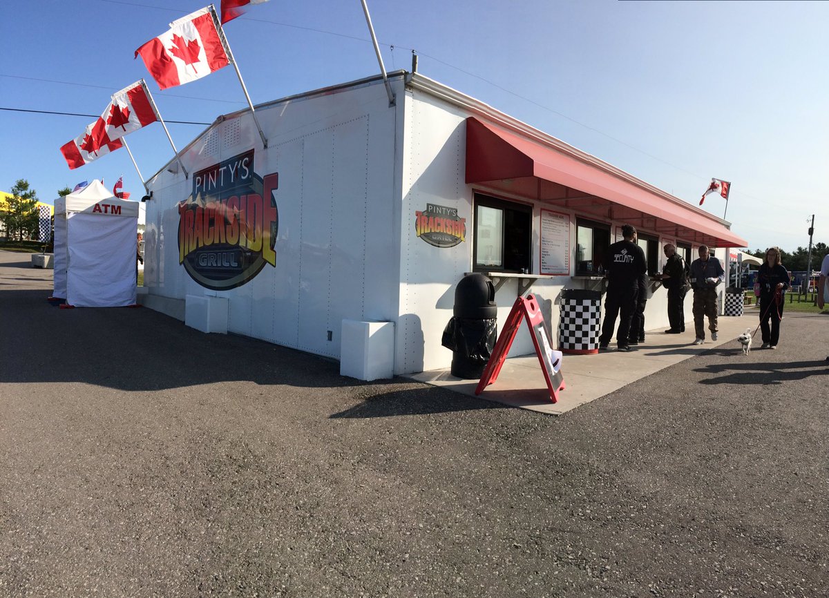 Pintysfoods's tweet photo. @Pintysfoods #TracksideGrill in the garage @CTMPOfficial #FuelUp with some good eats while you check out the #NASCARPintys & @NASCAR_Trucks https://t.co/AQhXA913rc