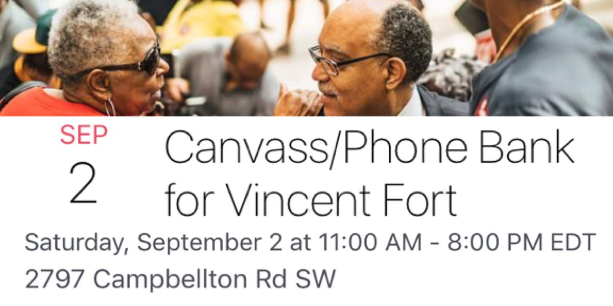 OurRevolutionGA's tweet photo. Come by the @fortforatlanta campaign HQ today to make calls or knock doors for the people's candidate! #FORTifyATL

https://t.co/j72wVyYELP https://t.co/fEa60YBP2w