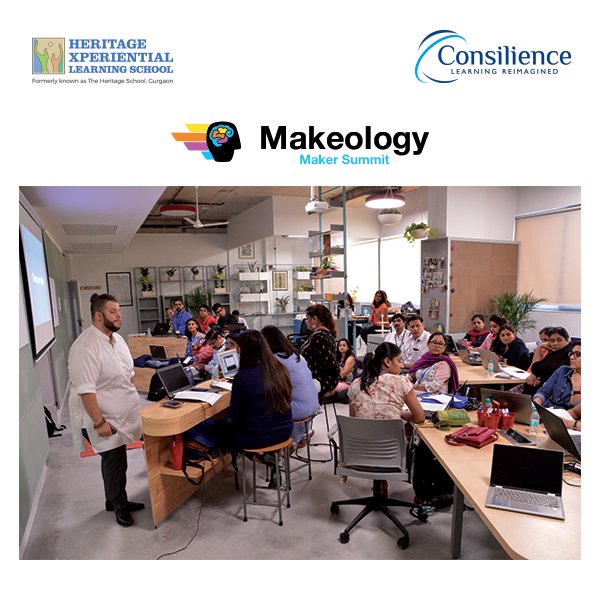 heritage_ggn's tweet photo. We saved the best for the last! Second day at #Makeology. #innovation #handsonlearning #experimentation @ConsilienceLrn #HXLS https://t.co/wVYte8p8zI
