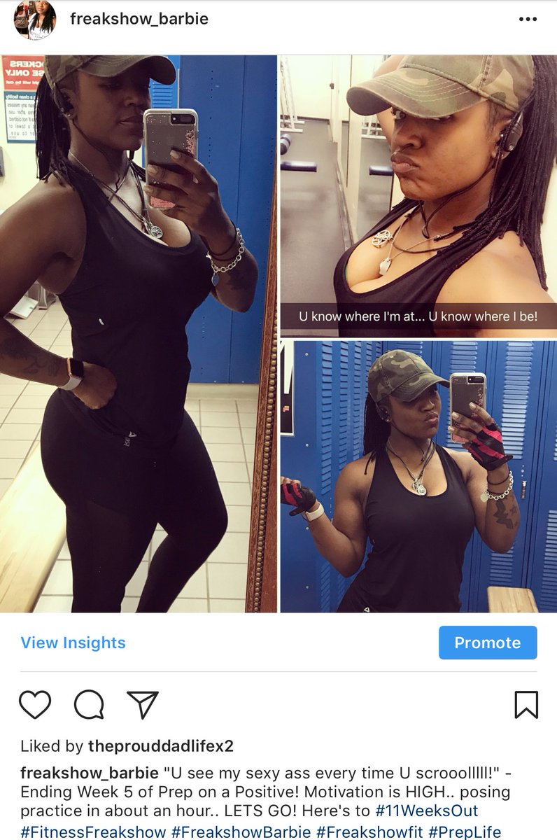 freakshowfit's tweet image. ❣️🖤❣️Ending Week 5 of #Prep... #11WeeksOut #TeamFreakShow #Fitfam #Bodybuilding