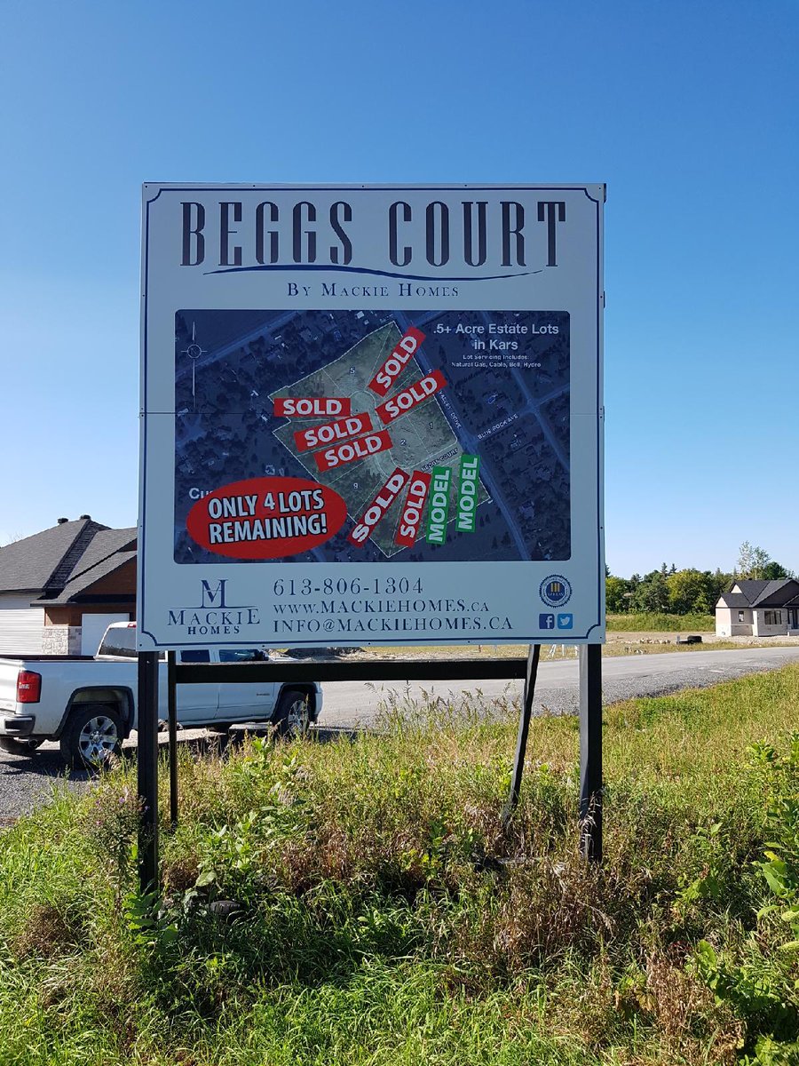 Mackie_Homes's tweet photo. Looking to move to rural #Ottawa? Don't miss out on the opportunity to live in this private cul-de-sac in Kars, ON #4lotsremaining https://t.co/9GPzswifAs
