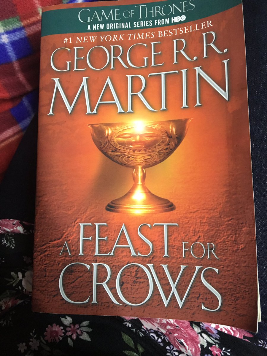 HecateIsBoss's tweet photo. I've been at page 256 for months now 🙁 At this rate I'll never catch up with the show #GoT #FeastForCrows #GRRMartin #books https://t.co/8nURg89wSx