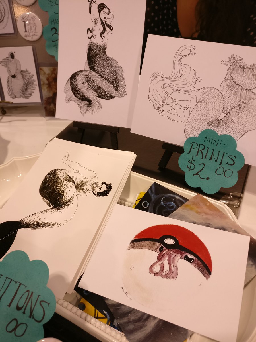 OddVoxel's tweet photo. We've got #original artwork, #magnets, #miniprints, #buttons, and more at #boothA113 @FANEXPOCANADA @carmenepeters https://t.co/KG1jfGe3FS