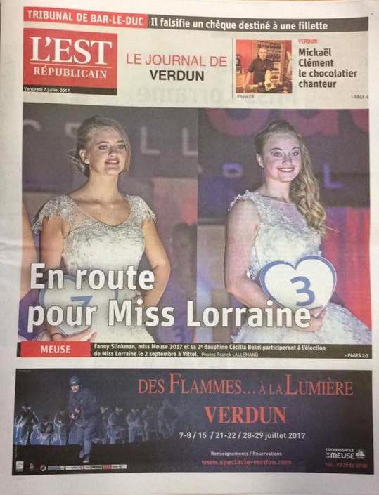 VerdunExpoMeuse's tweet photo. Soutenons nos meusiennes !
#MissMeuse en route vers #MissLorraine pour #MissFrance
#Num9 #Num15
@lestrepublicain @MissFrance @SylvieTellier https://t.co/kFSN5wFWiw