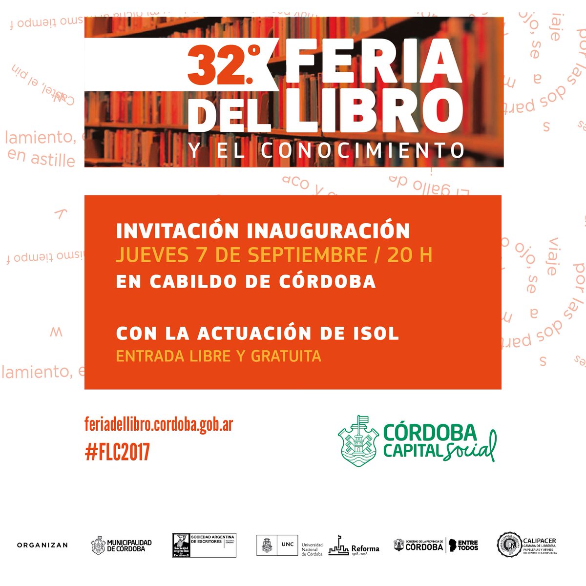 CulturaMuni's tweet photo. Córdoba Mata, Antena, Cine y Literatura, Poesía, SUBTE, Barón Biza. Mirá todos los ciclos de la #FDLC2017 aquí: https://t.co/H6nN7umFAS https://t.co/JxF6RNfGx3